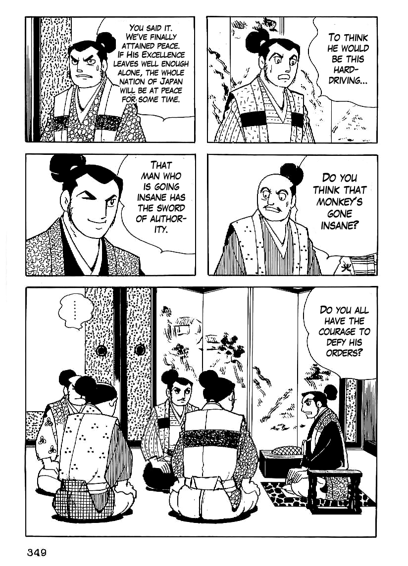 Date Masamune (YOKOYAMA Mitsuteru) Chapter 27 page 6 - Chapter 27: Masamune and the Monkey