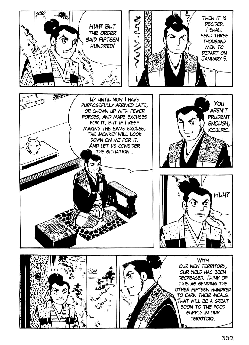 Date Masamune (YOKOYAMA Mitsuteru) Chapter 27 page 9 - Chapter 27: Masamune and the Monkey