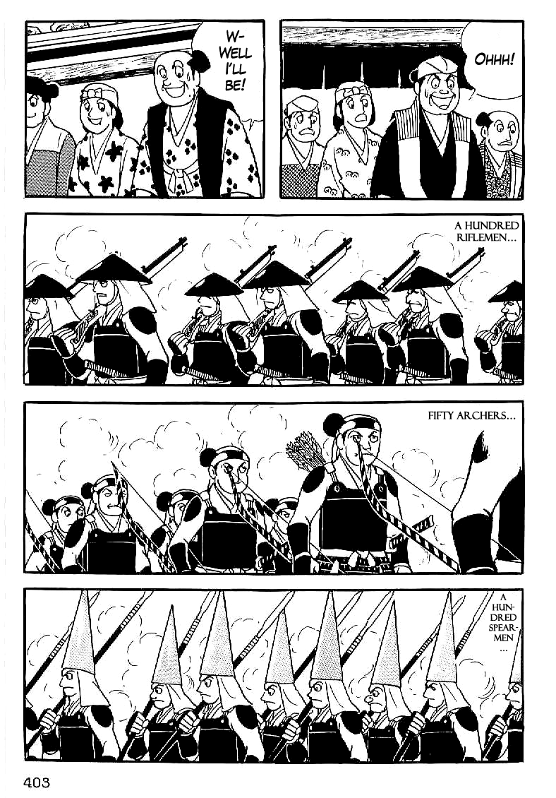 Date Masamune (YOKOYAMA Mitsuteru) Chapter 28 page 10 - Chapter 28: The Play of Heaven and Earth
