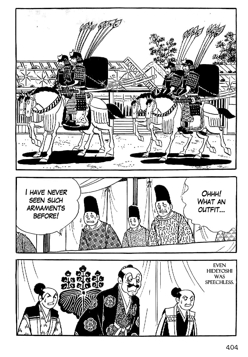 Date Masamune (YOKOYAMA Mitsuteru) Chapter 28 page 11 - Chapter 28: The Play of Heaven and Earth