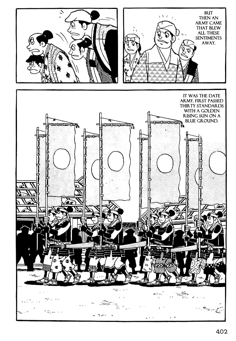 Date Masamune (YOKOYAMA Mitsuteru) Chapter 28 page 9 - Chapter 28: The Play of Heaven and Earth