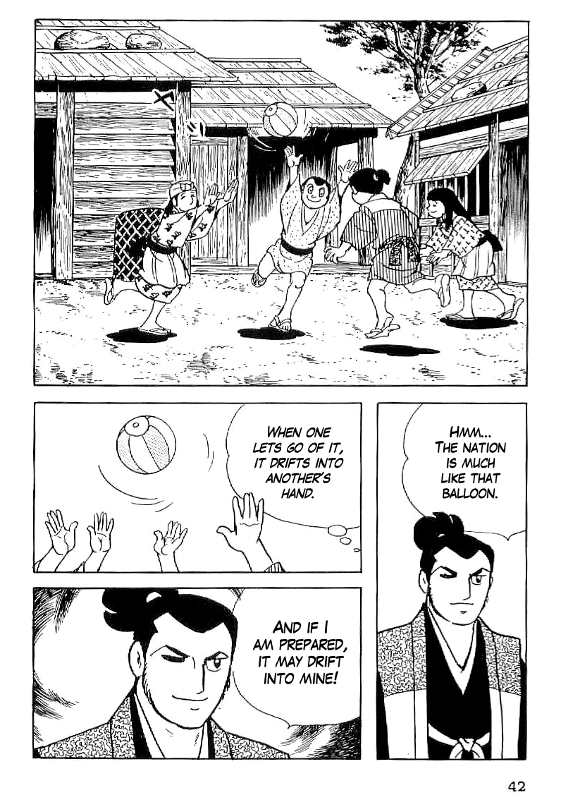 Date Masamune (YOKOYAMA Mitsuteru) Chapter 31 page 15 - Chapter 31: The Balloon of the Nation