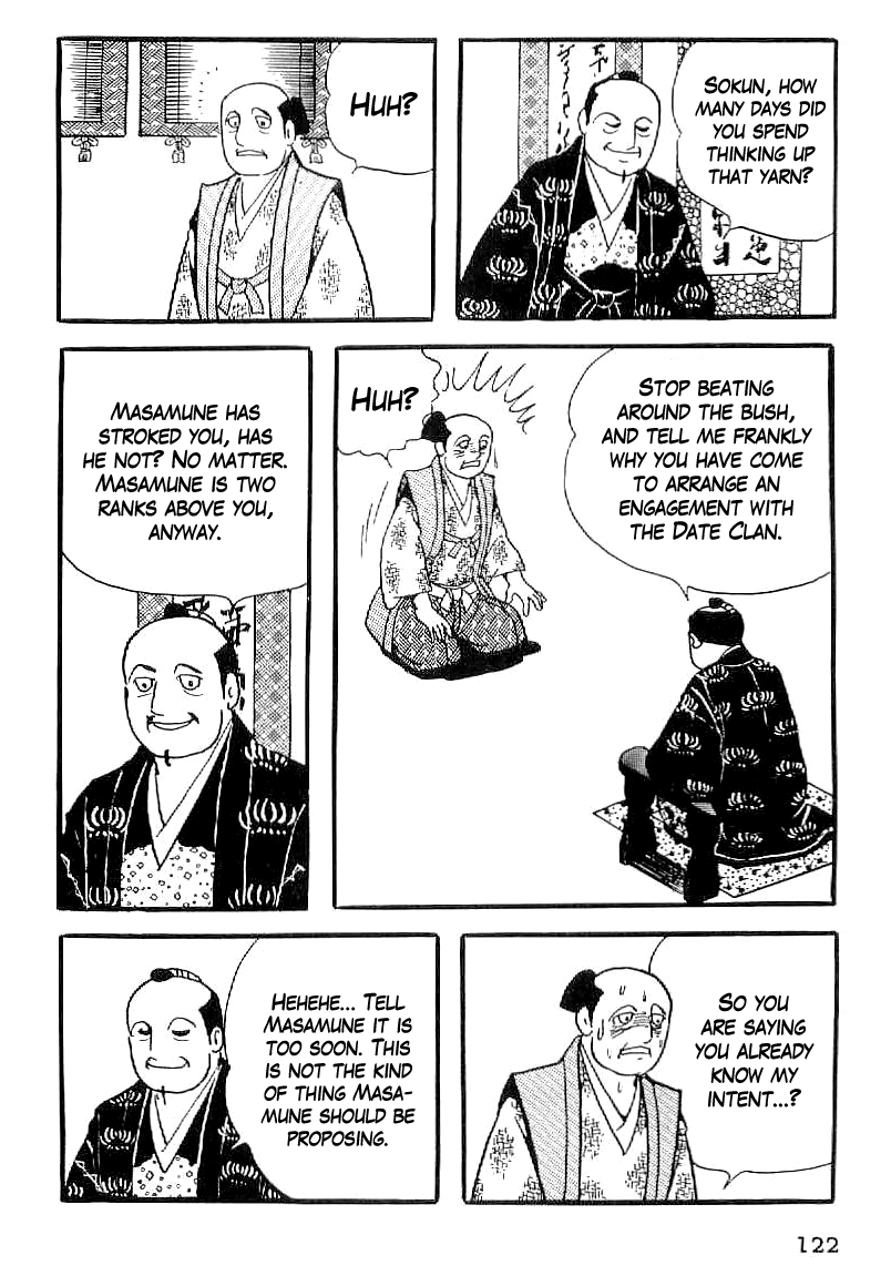Date Masamune (YOKOYAMA Mitsuteru) Chapter 34 page 11 - Chapter 34: Reading the Nation