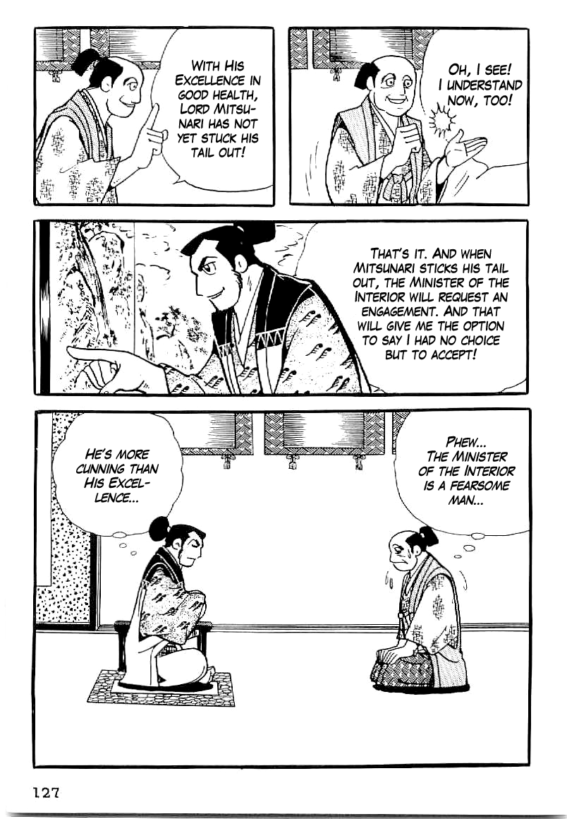 Date Masamune (YOKOYAMA Mitsuteru) Chapter 34 page 16 - Chapter 34: Reading the Nation