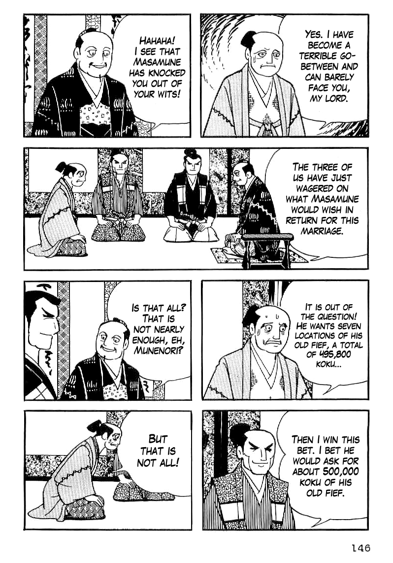 Date Masamune (YOKOYAMA Mitsuteru) Chapter 35 page 13 - Chapter 35: Drema of a Sea Bream