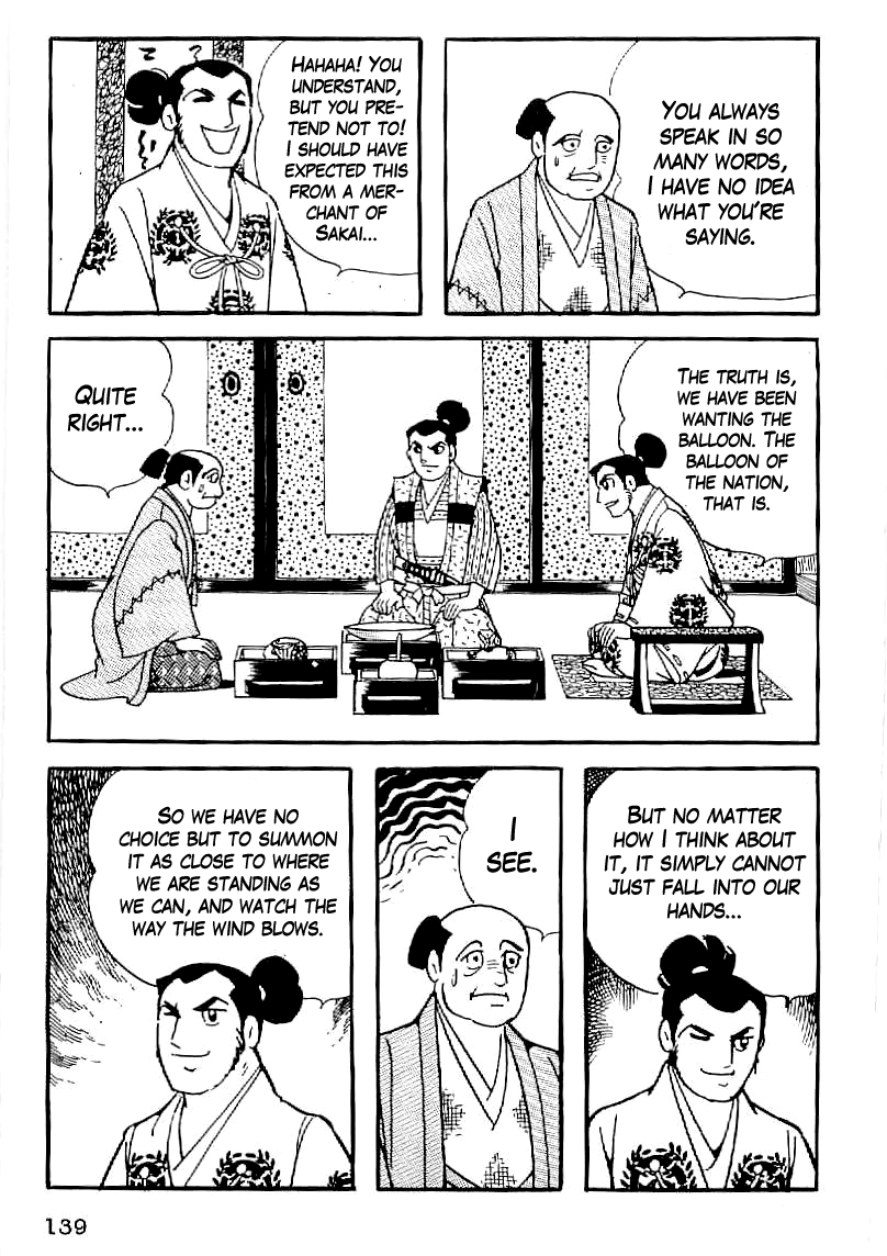Date Masamune (YOKOYAMA Mitsuteru) Chapter 35 page 6 - Chapter 35: Drema of a Sea Bream