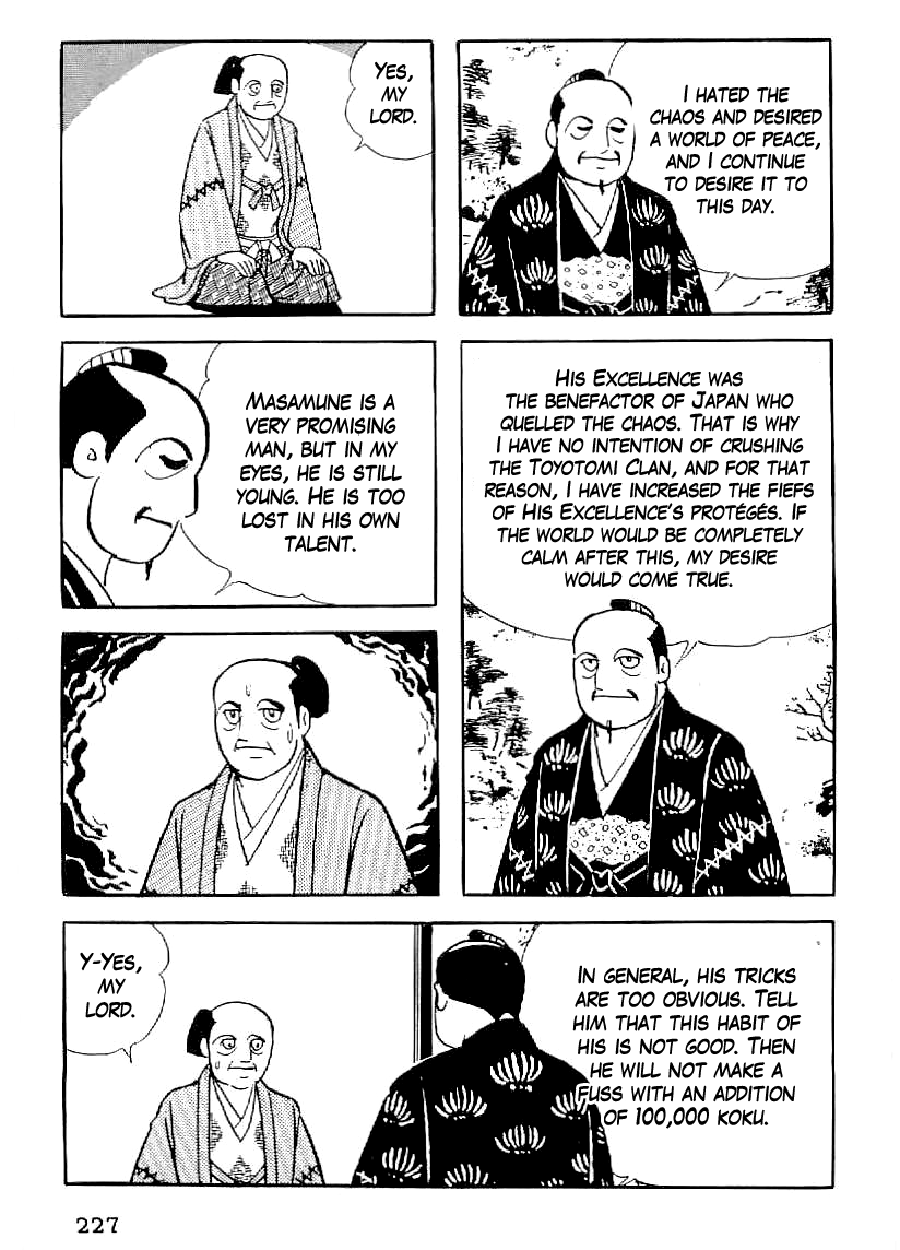 Date Masamune (YOKOYAMA Mitsuteru) Chapter 38 page 10 - Chapter 38: The Merits and Demerits of Sekigahara