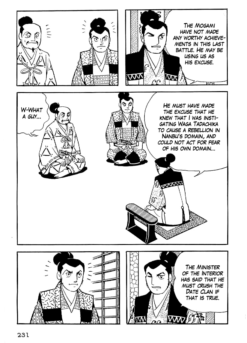 Date Masamune (YOKOYAMA Mitsuteru) Chapter 38 page 14 - Chapter 38: The Merits and Demerits of Sekigahara