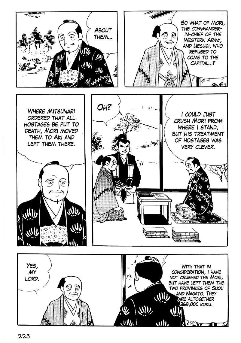 Date Masamune (YOKOYAMA Mitsuteru) Chapter 38 page 6 - Chapter 38: The Merits and Demerits of Sekigahara