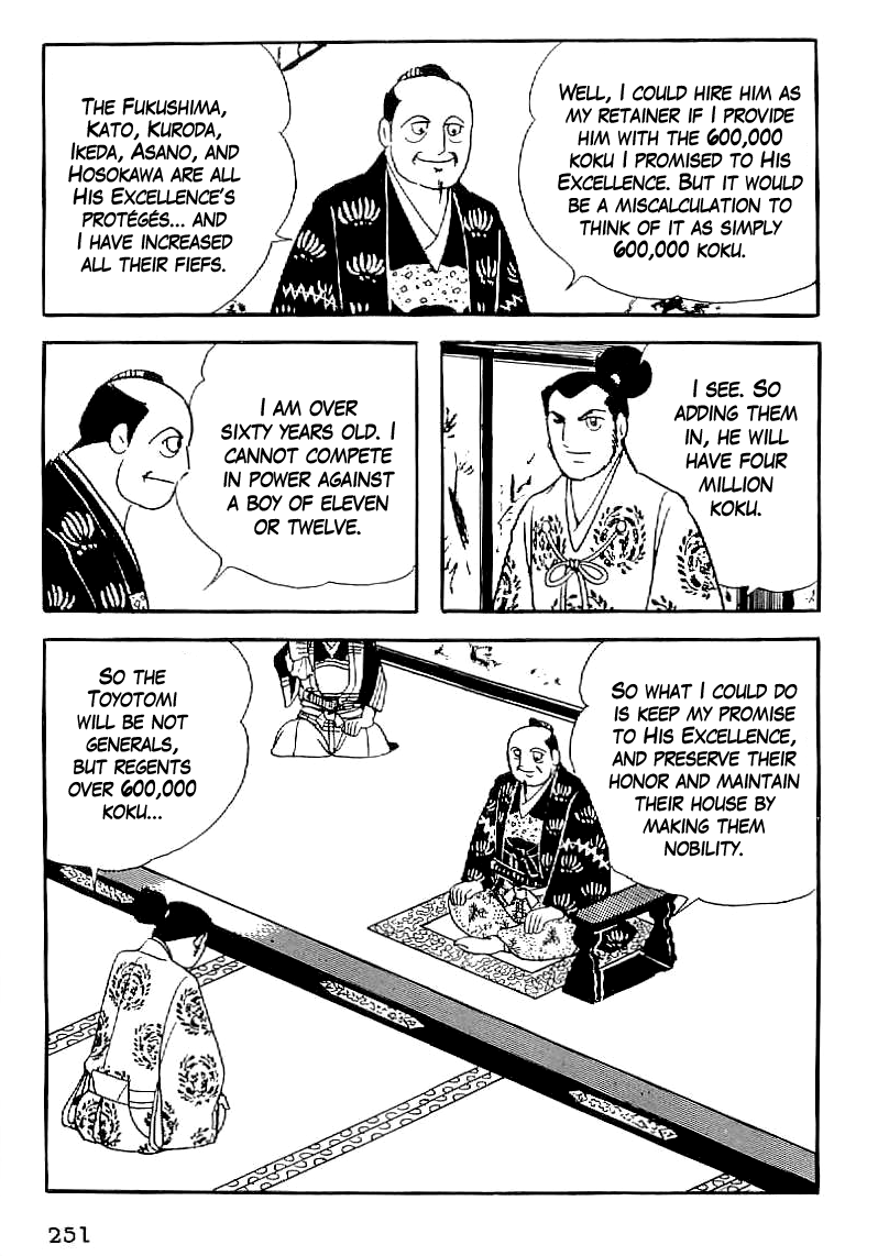 Date Masamune (YOKOYAMA Mitsuteru) Chapter 39 page 8 - Chapter 39: Sentence of the Toyotomi Clan