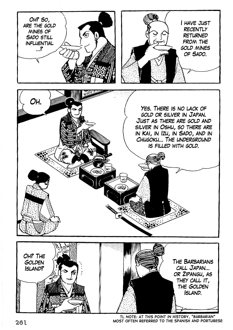 Date Masamune (YOKOYAMA Mitsuteru) Chapter 40 page 4 - Chapter 40: The Golden Blizzard