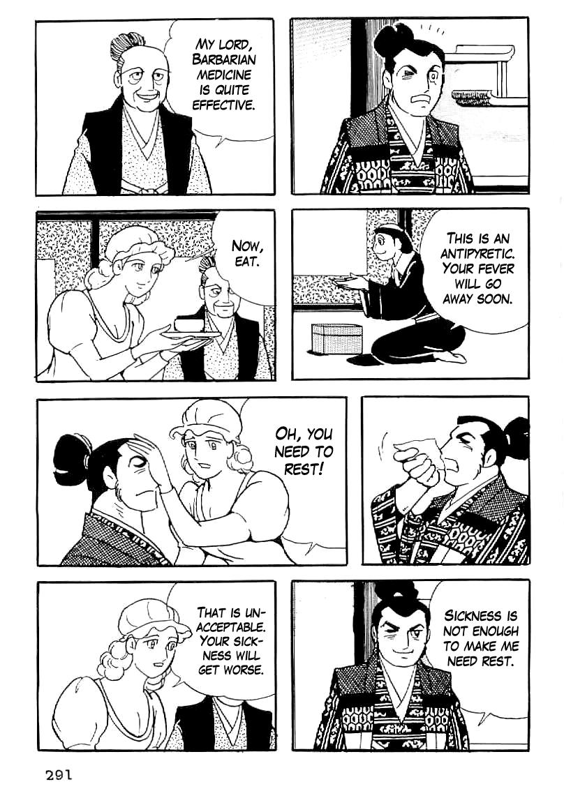 Date Masamune (YOKOYAMA Mitsuteru) Chapter 41 page 10 - Chapter 41: Barbarians and Red-Hairs