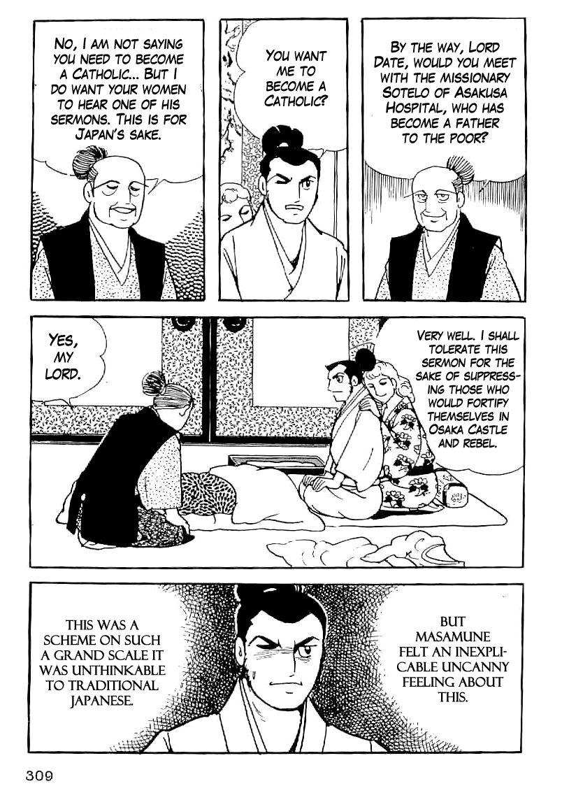 Date Masamune (YOKOYAMA Mitsuteru) Chapter 41 page 28 - Chapter 41: Barbarians and Red-Hairs