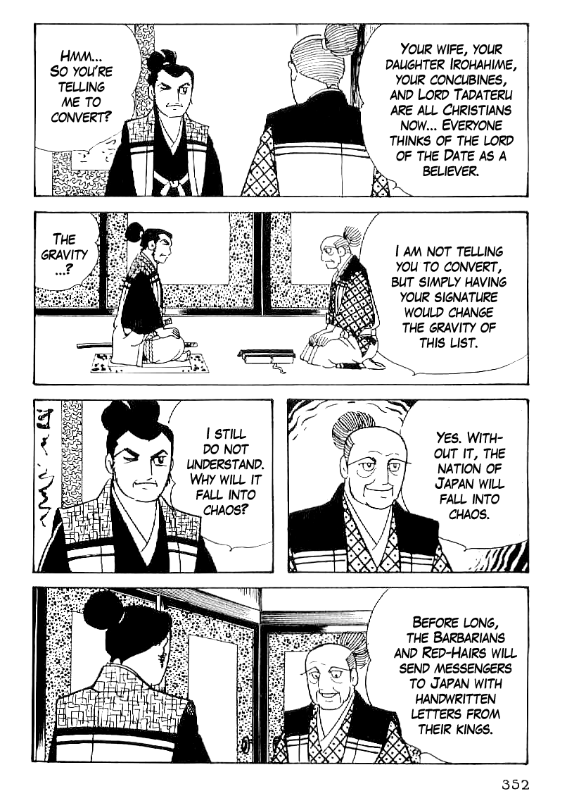 Date Masamune (YOKOYAMA Mitsuteru) Chapter 43 page 9 - Chapter 43: The Joint-Signed Letter