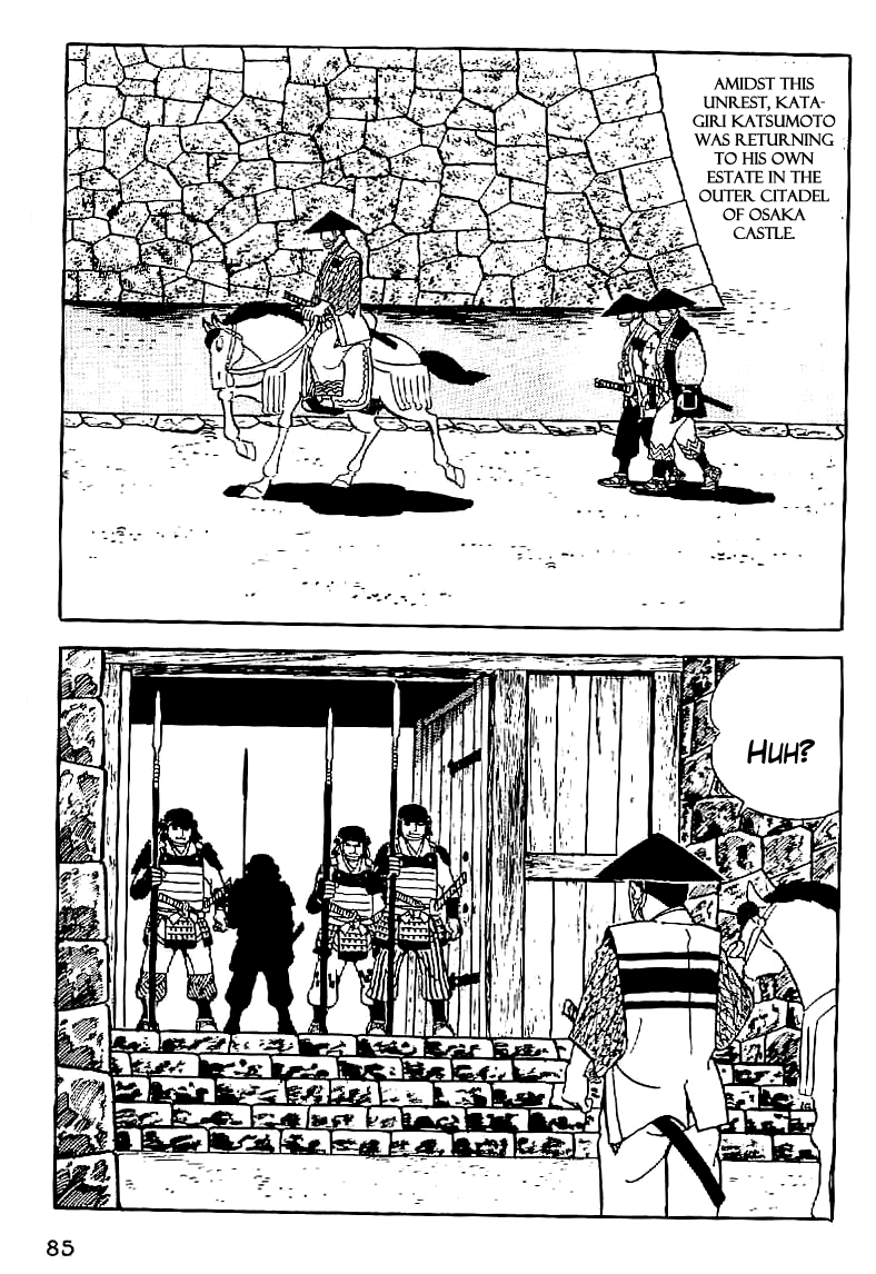 Date Masamune (YOKOYAMA Mitsuteru) Chapter 49 page 14 - Chapter 49: The Crushed Cornerstone