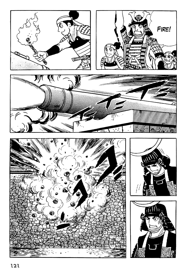 Date Masamune (YOKOYAMA Mitsuteru) Chapter 50 page 34 - Chapter 50: The Winter Siege of Osaka