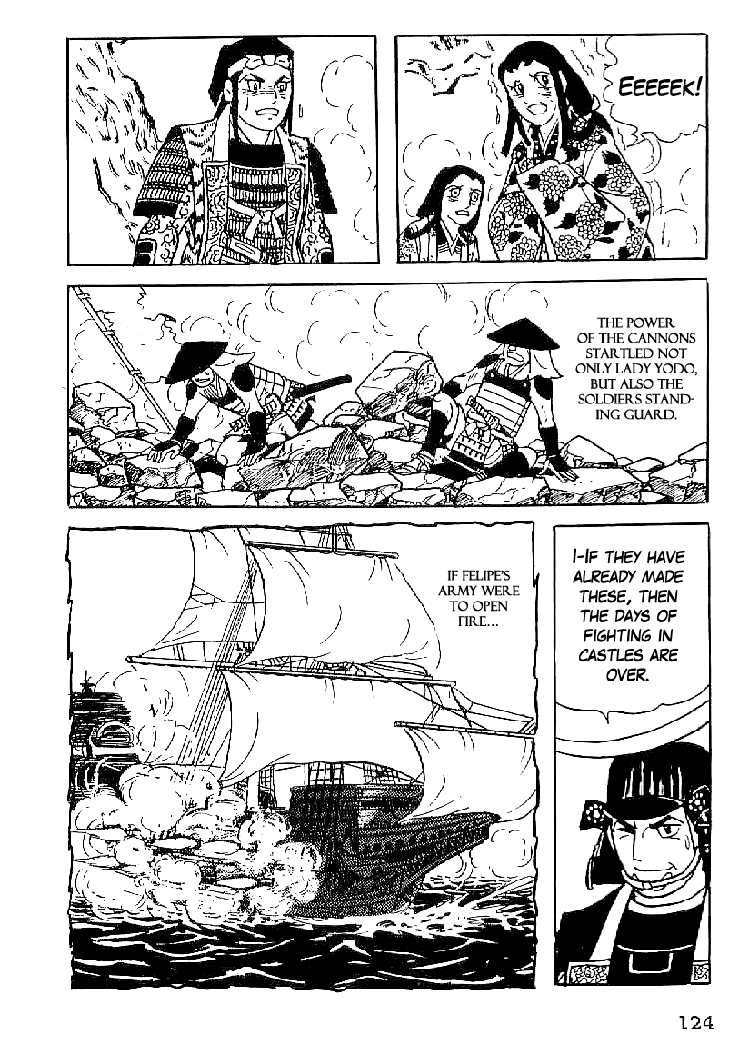 Date Masamune (YOKOYAMA Mitsuteru) Chapter 50 page 37 - Chapter 50: The Winter Siege of Osaka