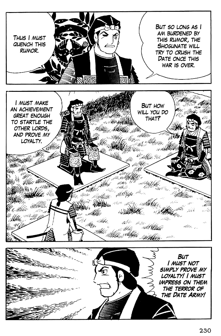 Date Masamune (YOKOYAMA Mitsuteru) Chapter 54 page 13 - Chapter 54: The Beach of Domyo Temple