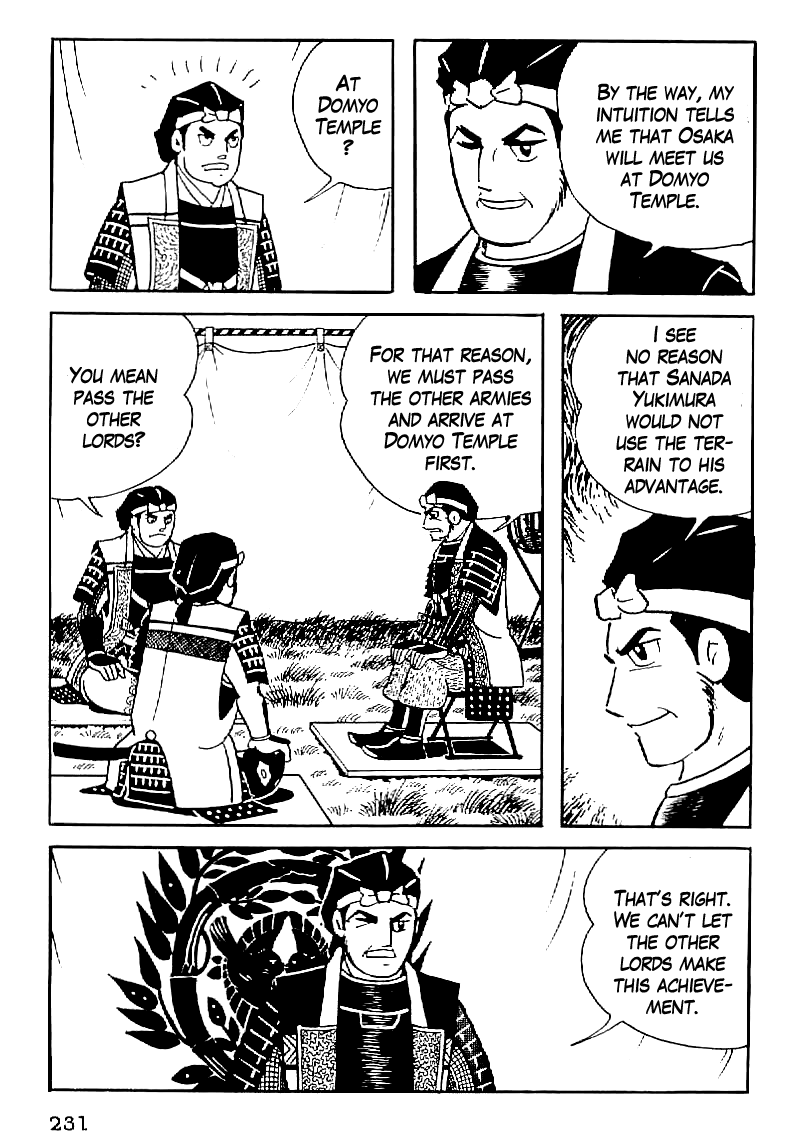 Date Masamune (YOKOYAMA Mitsuteru) Chapter 54 page 14 - Chapter 54: The Beach of Domyo Temple