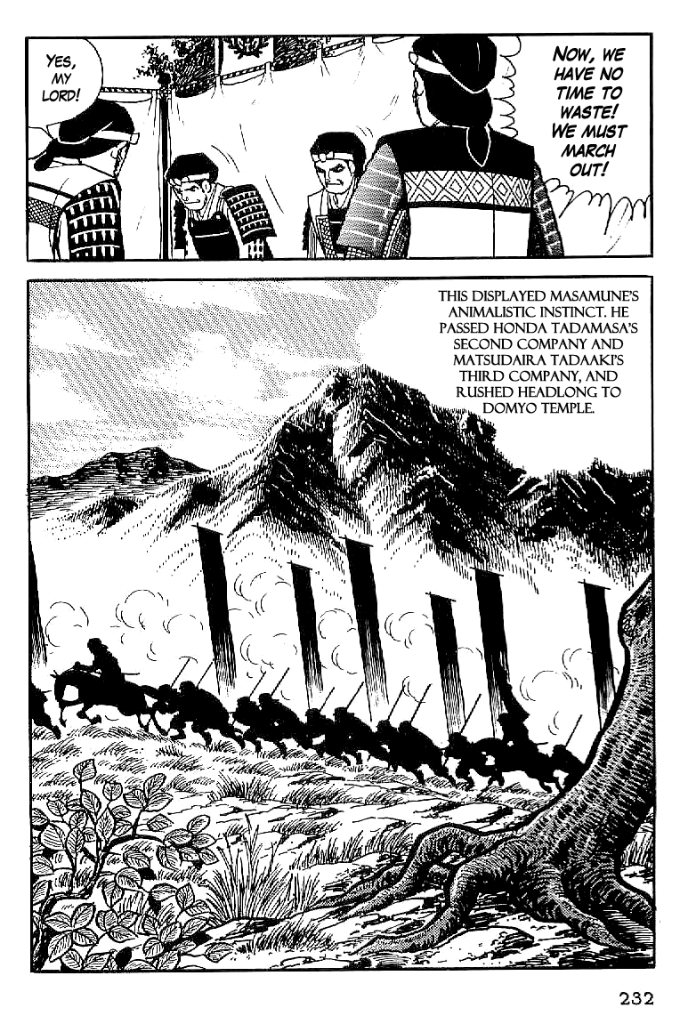 Date Masamune (YOKOYAMA Mitsuteru) Chapter 54 page 15 - Chapter 54: The Beach of Domyo Temple