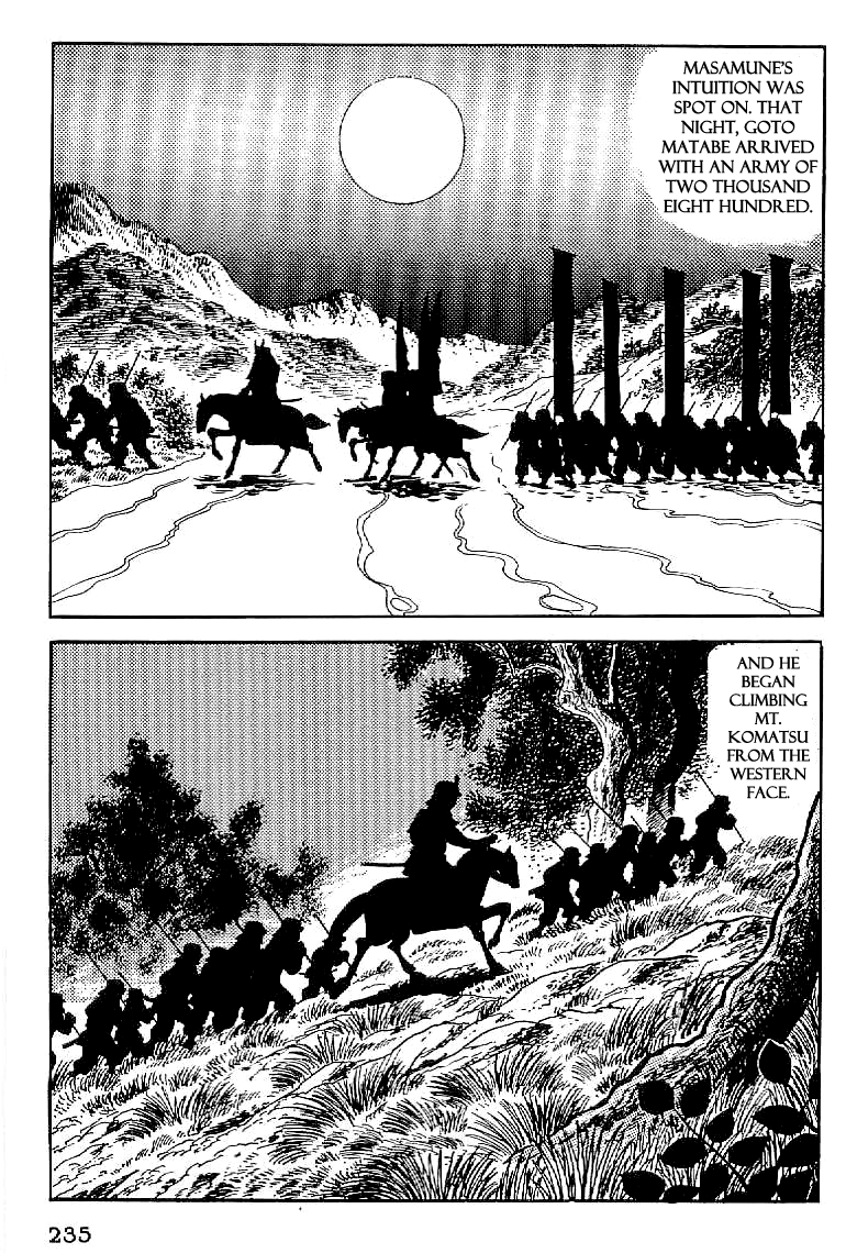 Date Masamune (YOKOYAMA Mitsuteru) Chapter 54 page 18 - Chapter 54: The Beach of Domyo Temple