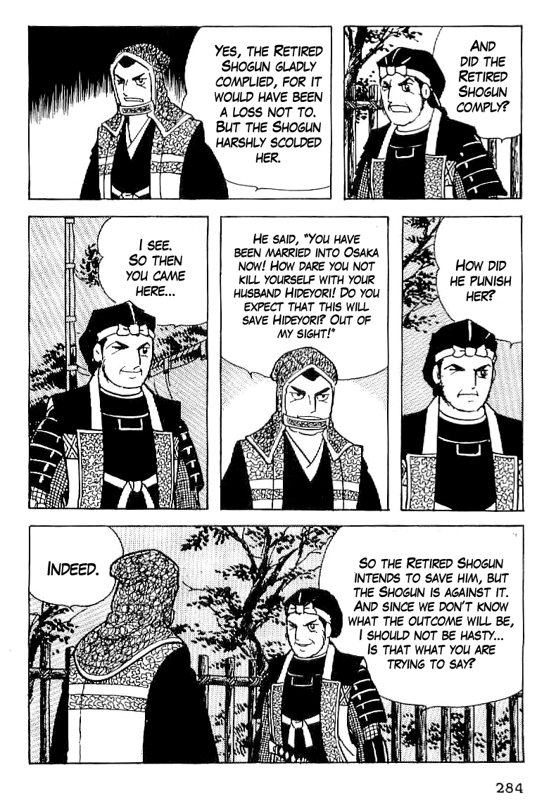 Date Masamune (YOKOYAMA Mitsuteru) Chapter 57 page 9 - Chapter 57: Downfall of the Toyotomi Clan