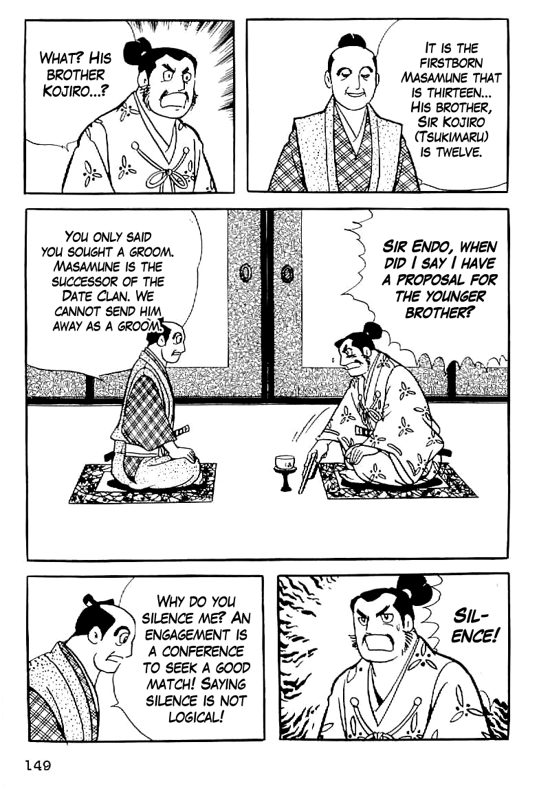 Date Masamune (YOKOYAMA Mitsuteru) Chapter 6 page 19 - Chapter 6: The Stubborn Messenger
