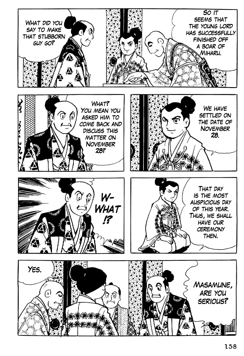 Date Masamune (YOKOYAMA Mitsuteru) Chapter 6 page 28 - Chapter 6: The Stubborn Messenger