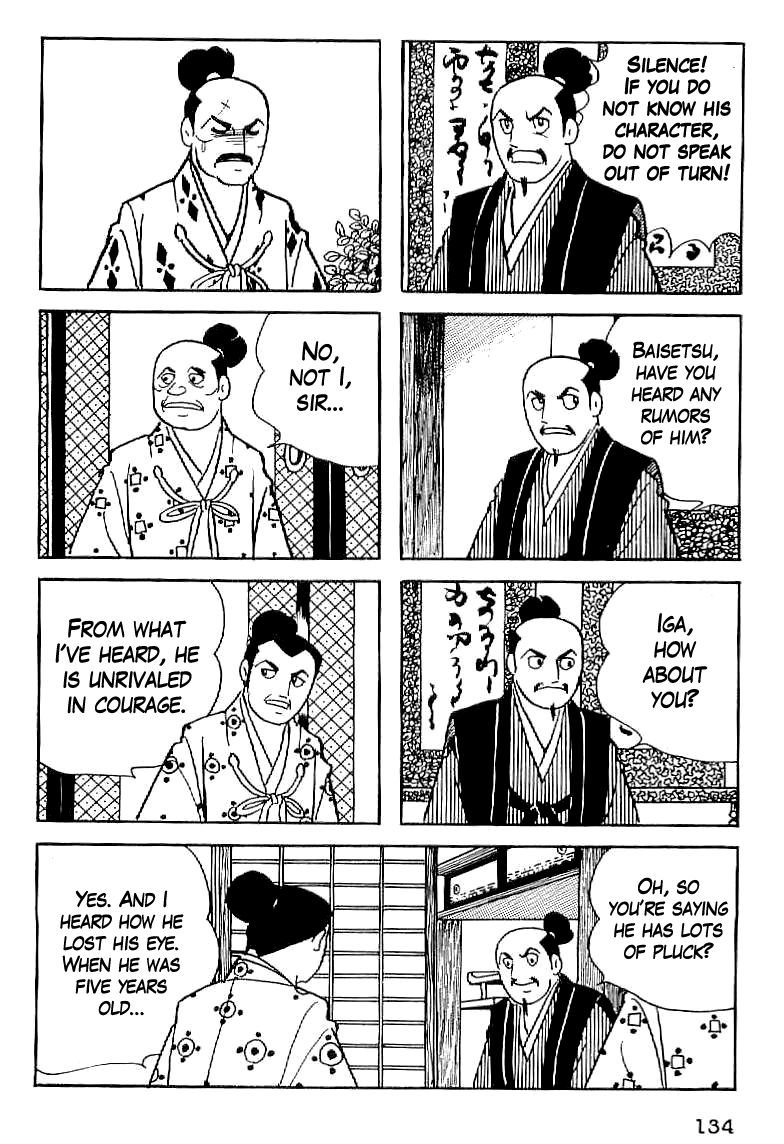 Date Masamune (YOKOYAMA Mitsuteru) Chapter 6 page 4 - Chapter 6: The Stubborn Messenger