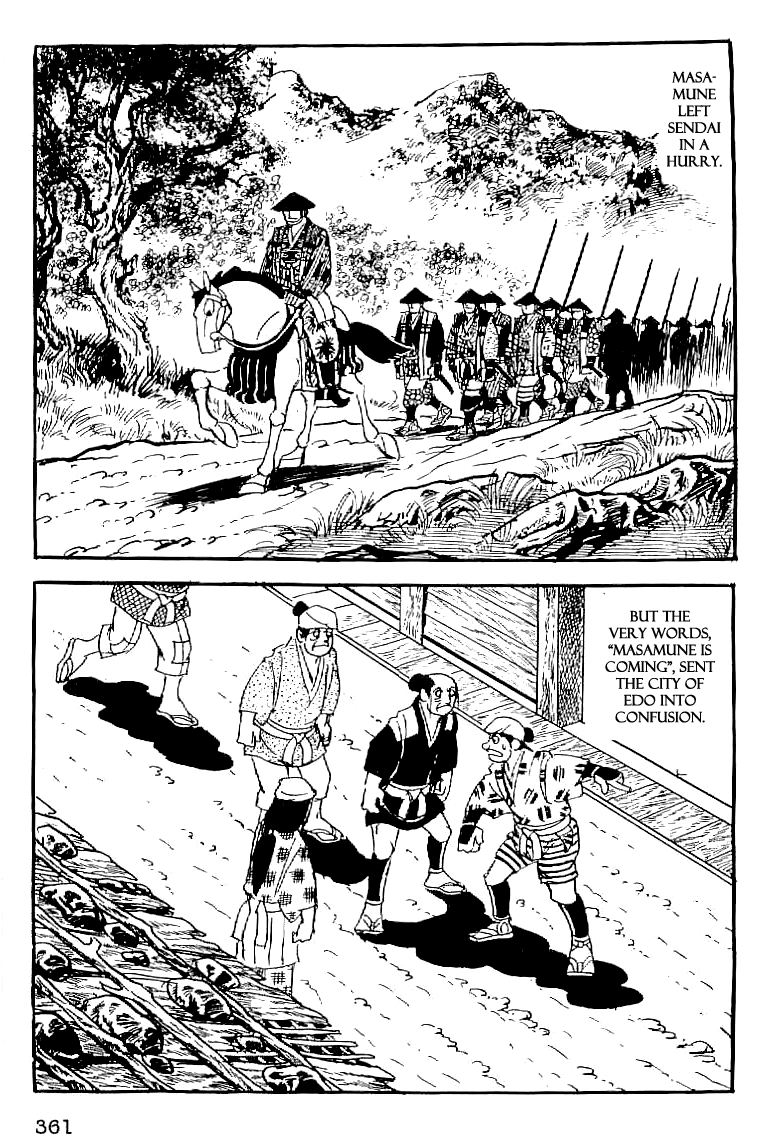 Date Masamune (YOKOYAMA Mitsuteru) Chapter 61 page 4 - Chapter 61: The Citizens' Response