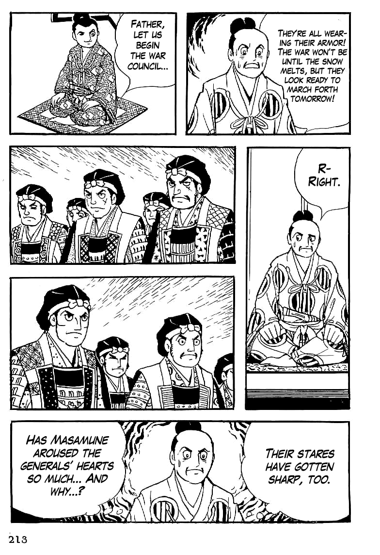 Date Masamune (YOKOYAMA Mitsuteru) Chapter 8 page 19 - Chapter 8: The Desire for the Vanguard