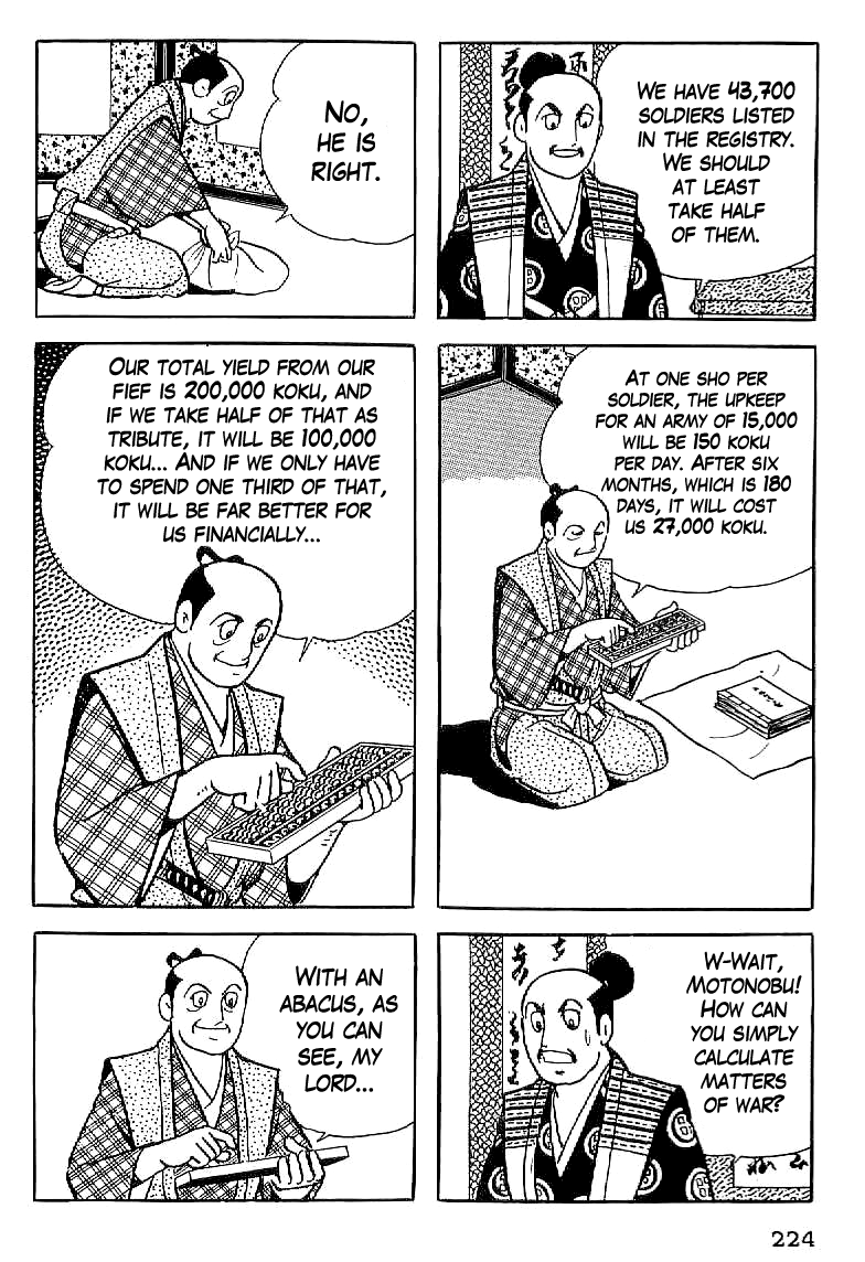 Date Masamune (YOKOYAMA Mitsuteru) Chapter 9 page 10 - Chapter 9: Abacus of War