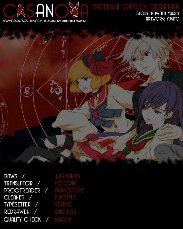 Datenshi Gakuen Debipara Chapter 4 page 1 - Chapter 4 : Freezing Night
