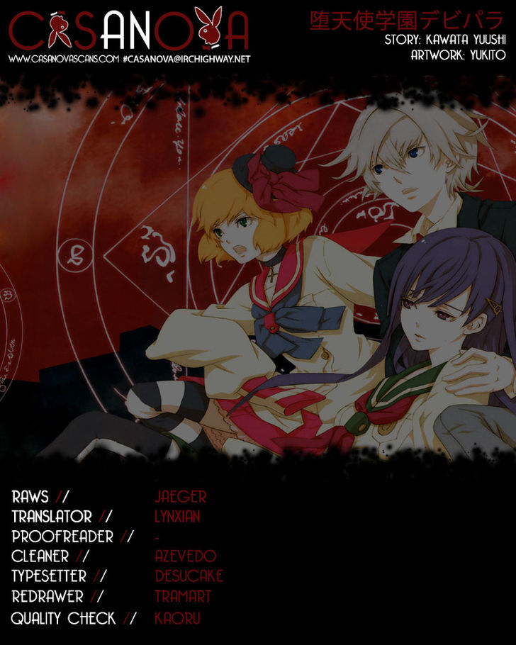 Datenshi Gakuen Debipara Chapter 5 page 1 - Chapter 5 : The Demon of Flame