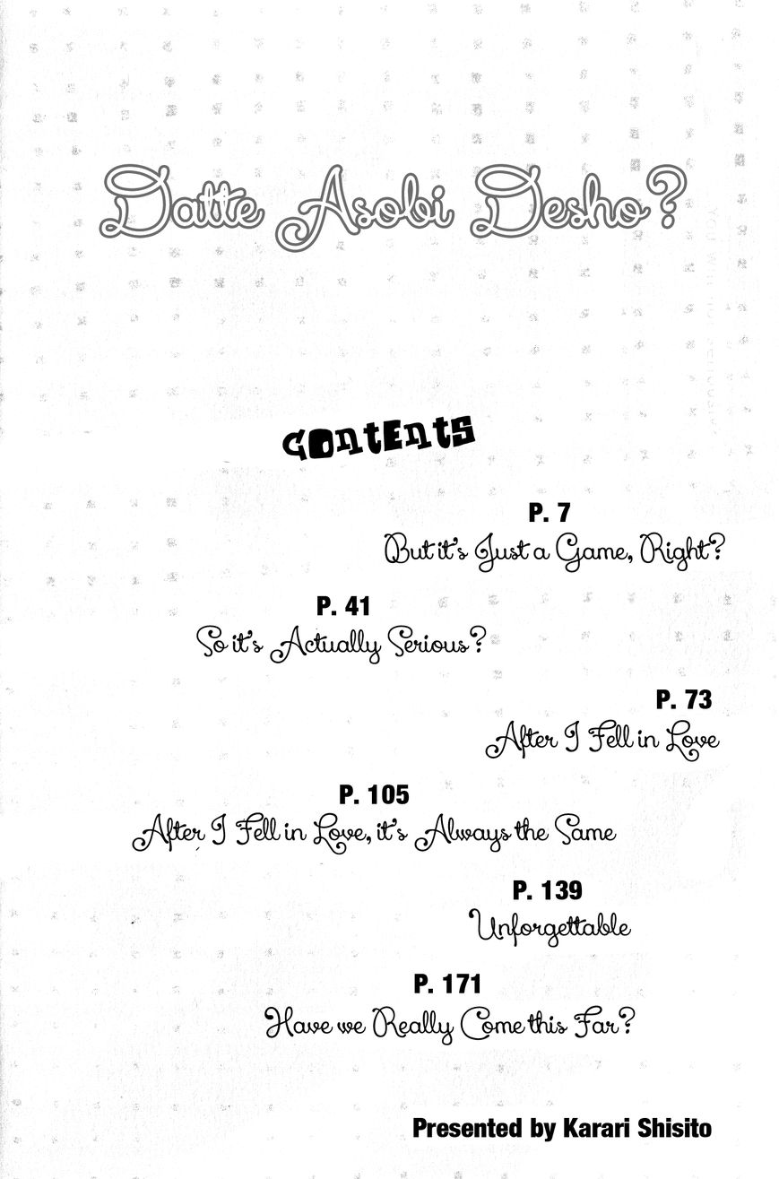 Datte Asobi Desho? Chapter 1 page 5 - Chapter 1