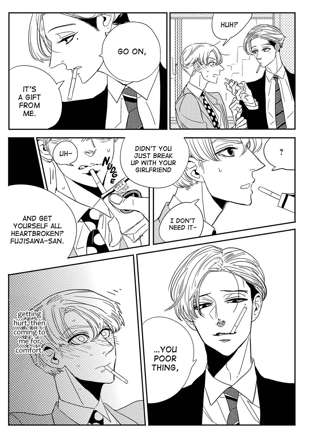 Datte, Oishii no ga Warui. Chapter 1 page 12 - Chapter 1: SMOKING ROOM