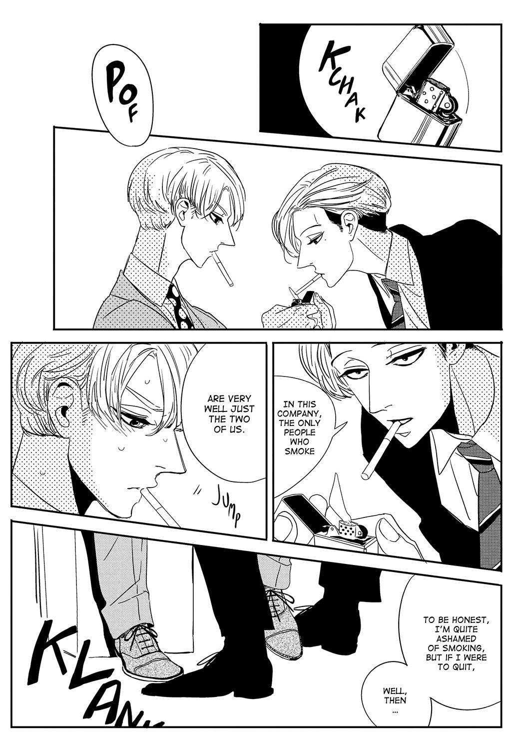 Datte, Oishii no ga Warui. Chapter 1 page 14 - Chapter 1: SMOKING ROOM