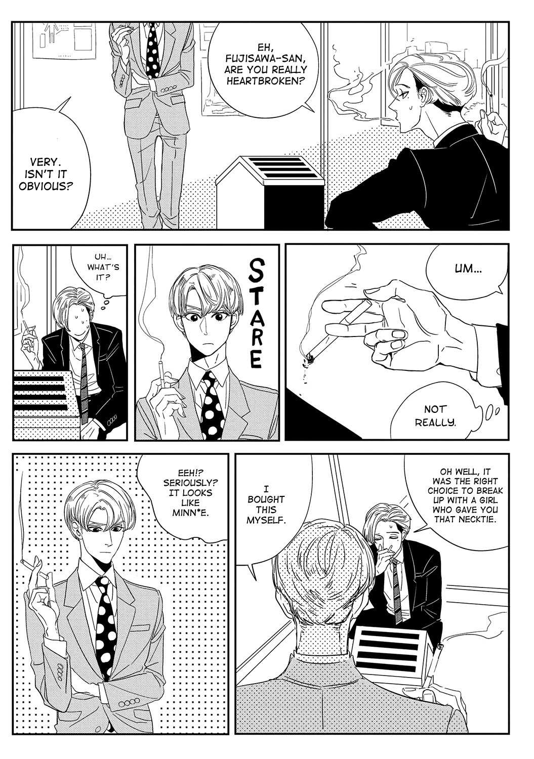 Datte, Oishii no ga Warui. Chapter 1 page 6 - Chapter 1: SMOKING ROOM