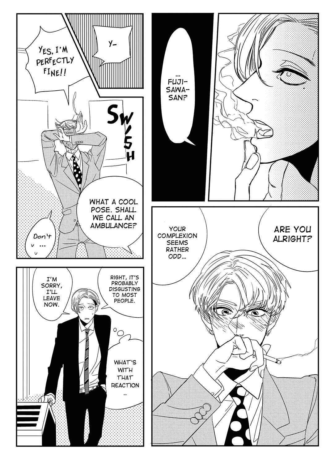 Datte, Oishii no ga Warui. Chapter 1 page 9 - Chapter 1: SMOKING ROOM