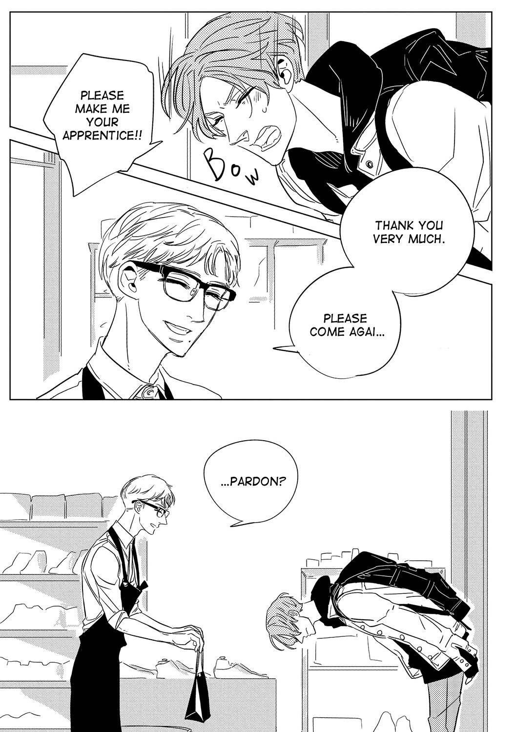 Datte, Oishii no ga Warui. Chapter 3 page 3 - Chapter 3: Twisted Shoe Sole