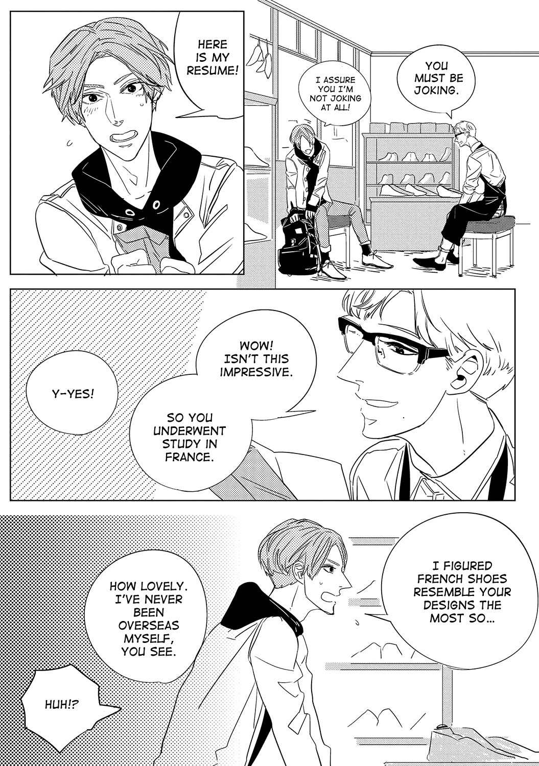 Datte, Oishii no ga Warui. Chapter 3 page 5 - Chapter 3: Twisted Shoe Sole