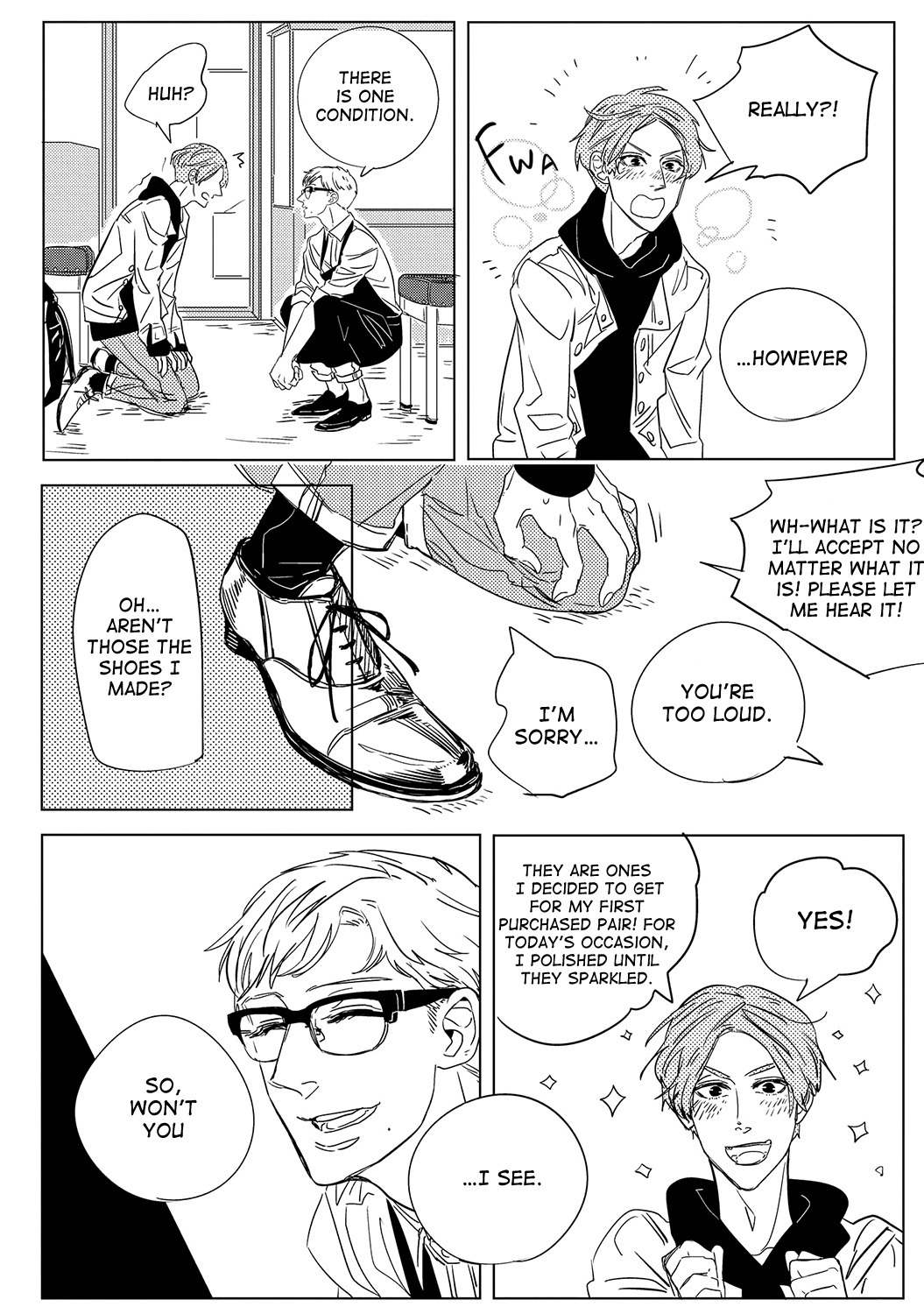 Datte, Oishii no ga Warui. Chapter 3 page 8 - Chapter 3: Twisted Shoe Sole