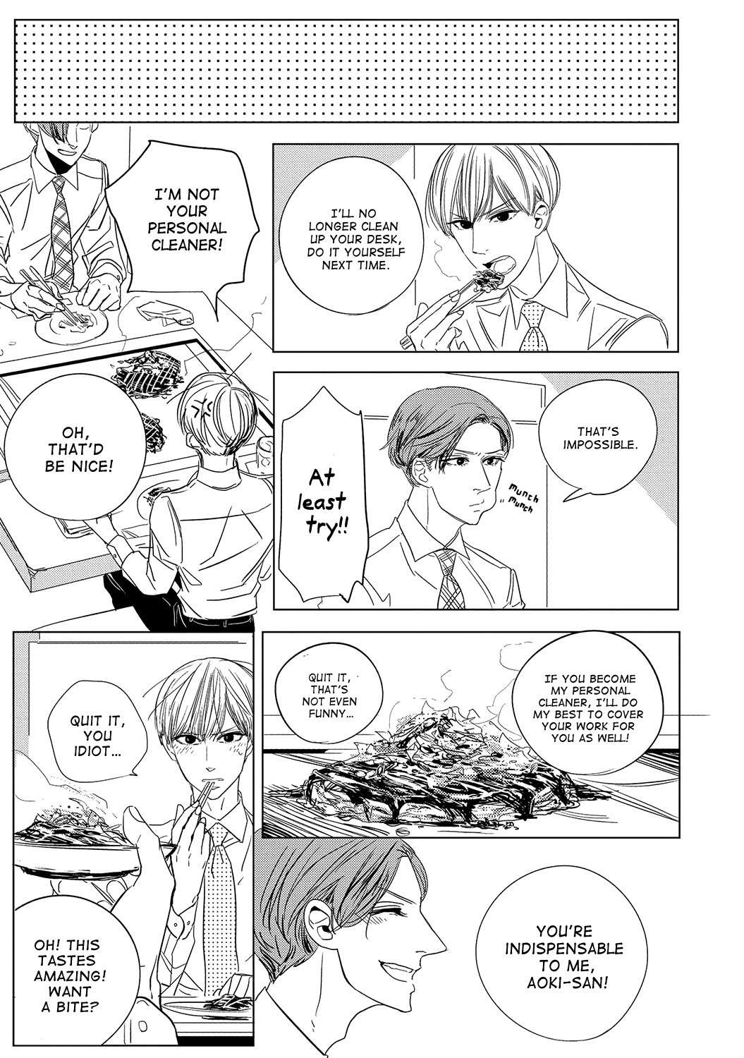 Datte, Oishii no ga Warui. Chapter 5 page 5 - Chapter 5: Dancing on your Desk