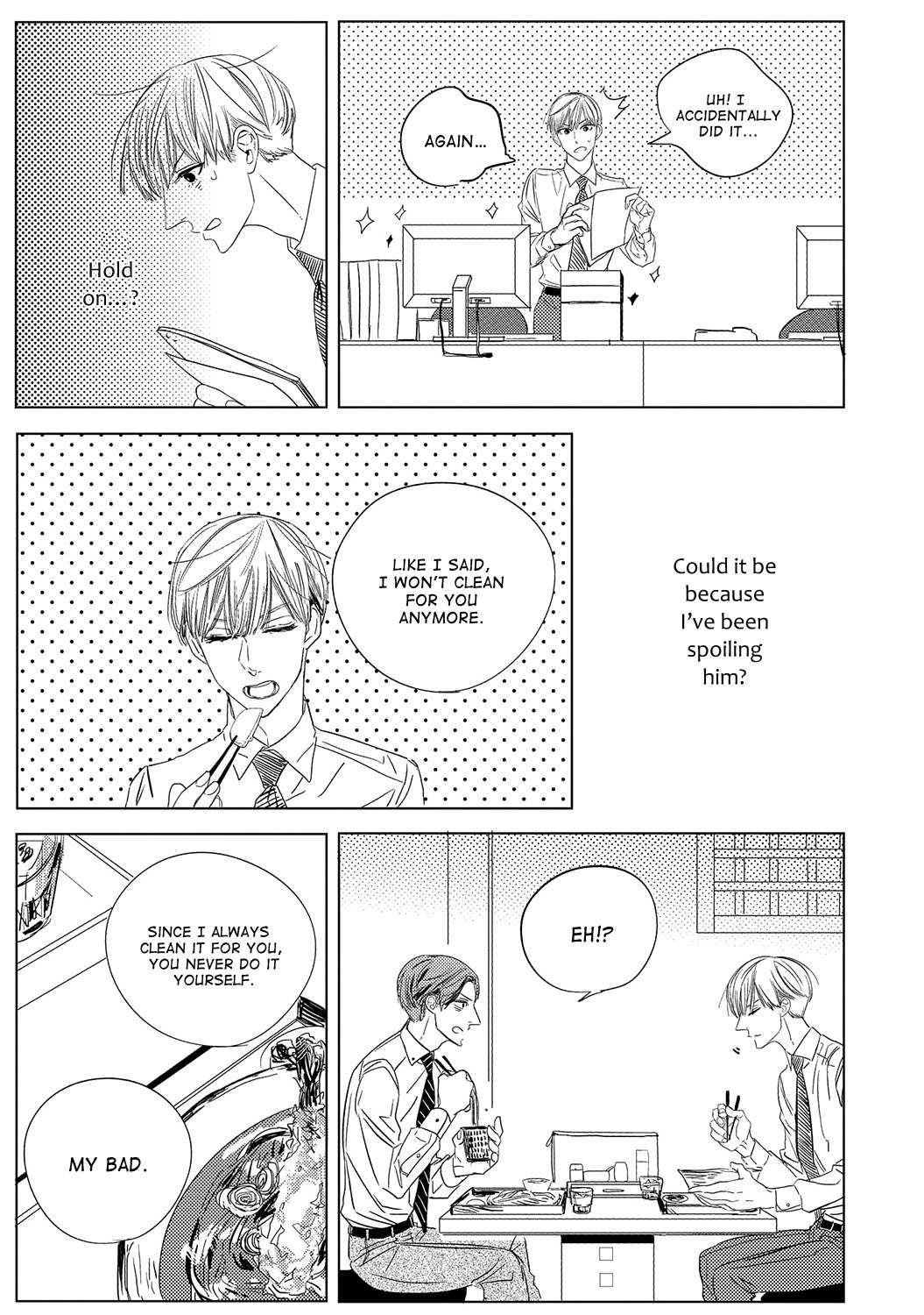 Datte, Oishii no ga Warui. Chapter 5 page 7 - Chapter 5: Dancing on your Desk