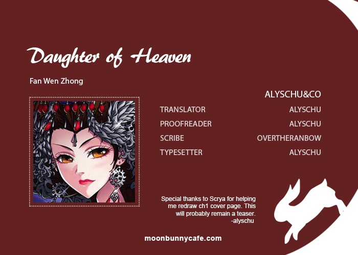 Daughter of Heaven Chapter 1 page 1 - Chapter 1: Prologue