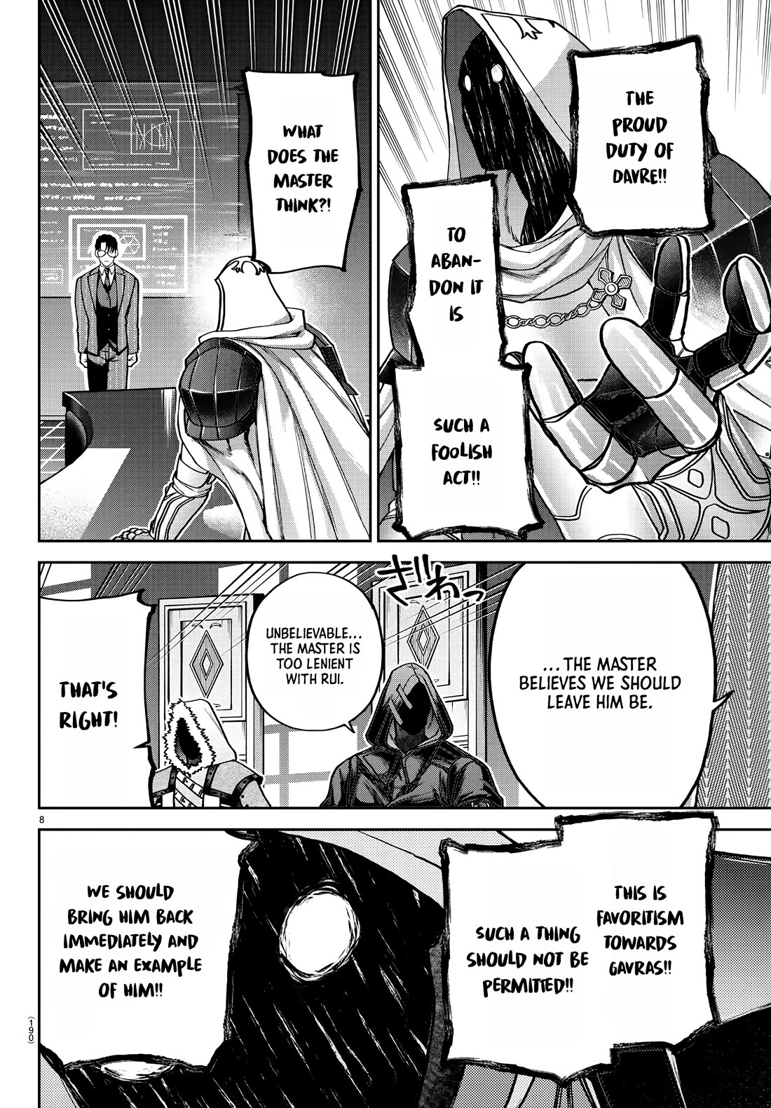 Davre's Crown Chapter 10 page 9 - Chapter 10: Heads of the Clans Meeting: Stirring