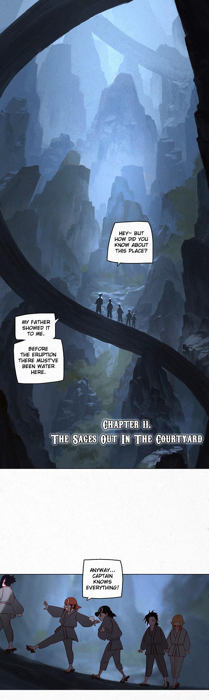 Dawn of the Frozen Wastelands Chapter 11 page 2 - Chapter 11 : The Sages out in the Courtyard