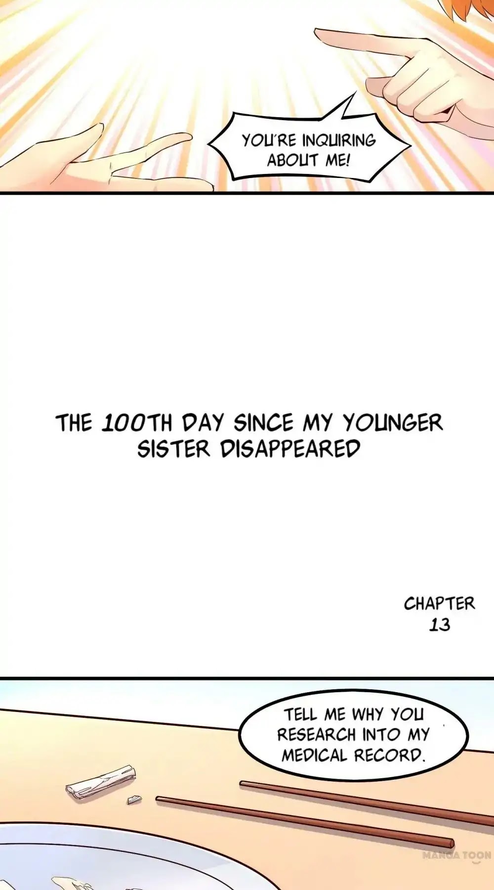 Day 100 of My Sister's Disappearance Chapter 13 page 4 - Chapter 13