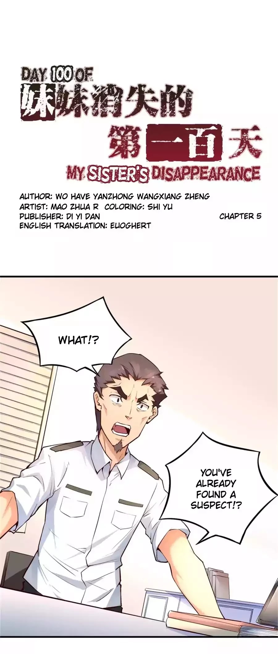 Day 100 of My Sister's Disappearance Chapter 5 page 1 - Chapter 5: The Perfect Getaway (Part 3)