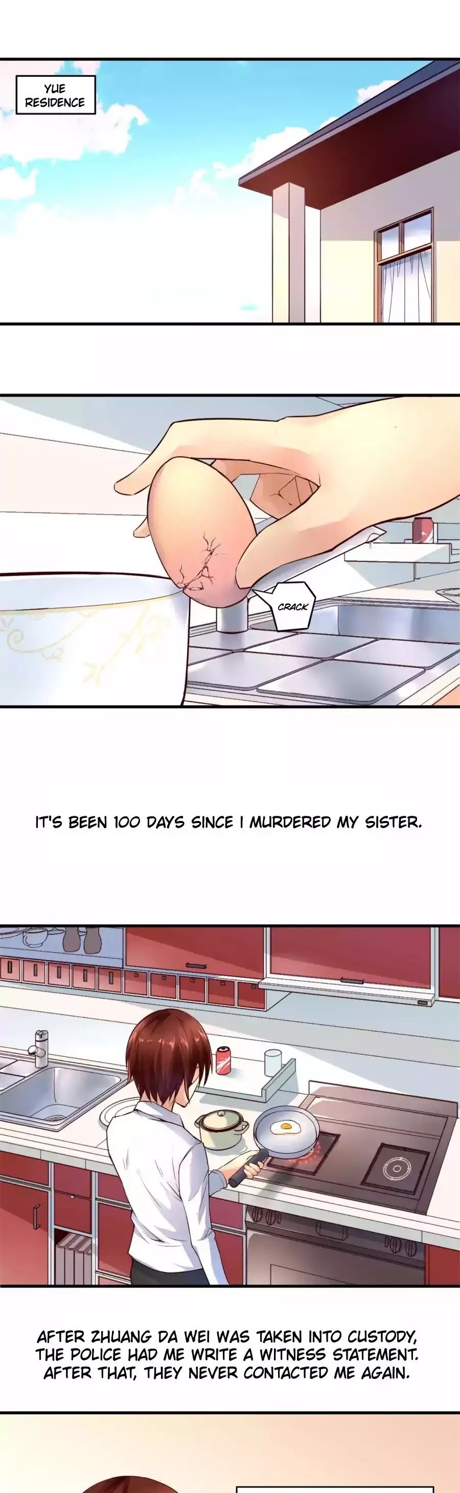 Day 100 of My Sister's Disappearance Chapter 6 page 3 - Chapter 6: 100 Days Later (Part 1)